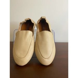 Lucky Brand Morissie Flats Size 7M Nude Leather Slip On